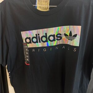 Adidas NMD Multi Black Tee with Holographic Logo